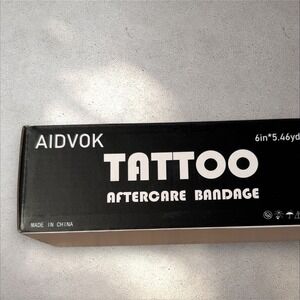 AIDVOK‎ Tattoo Aftercare Bandage 6in x 5.46yd Roll Medical Polyurethane Film